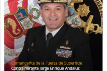 Contralmirante JorgeAndaluzEchevarría comandanteFuerzaSuperficie MGP
