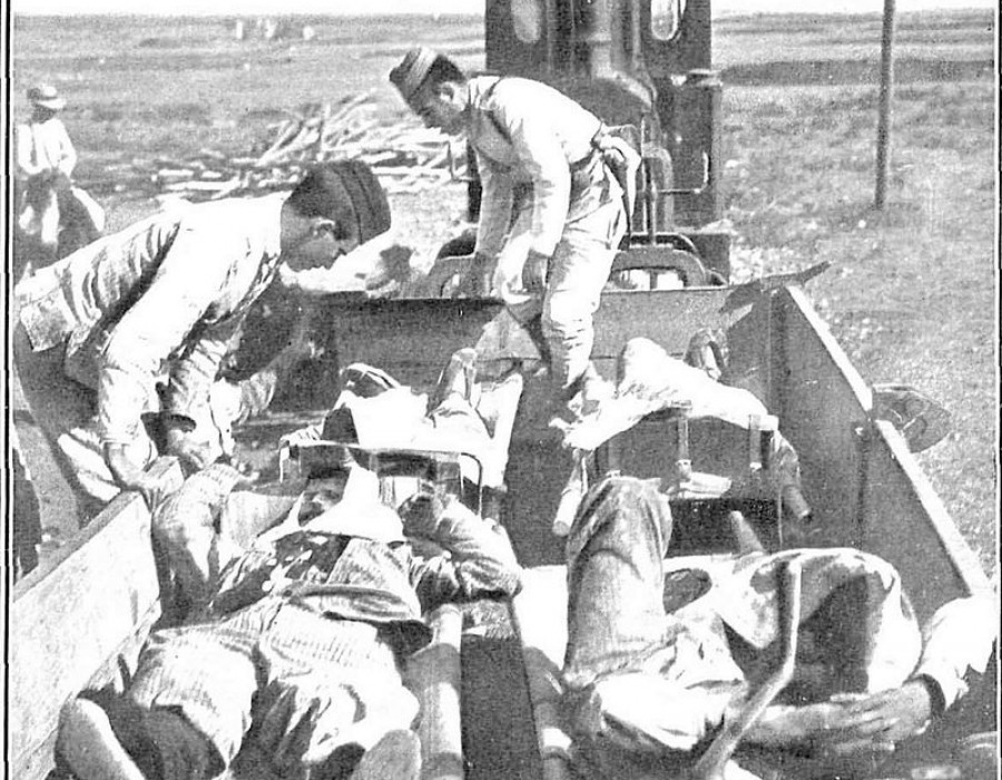 Las víctimas de la guerra, de Campúa, Nuevo Mundo, 29 07 1909 (cropped)