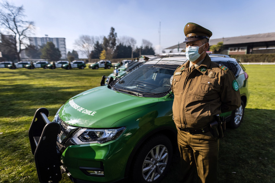 SUV Nissan X  Trail de Carabineros de Chile Foto Ministerio del Interior y Seguridad Pública
