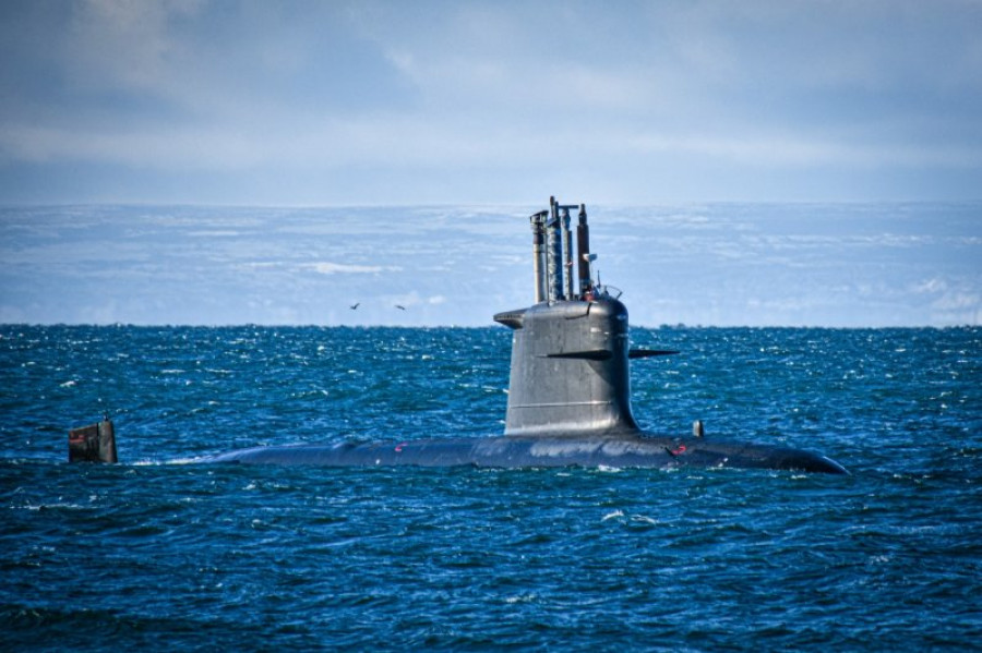 Submarino clase Scorpene operando en la Región de Magallanes Foto Armada de Chile