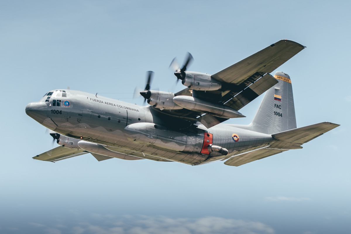 C 130 H Hercules con sistema MAFFS Foto FAC