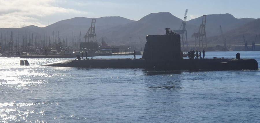 Submarino galerna pruebas de mar