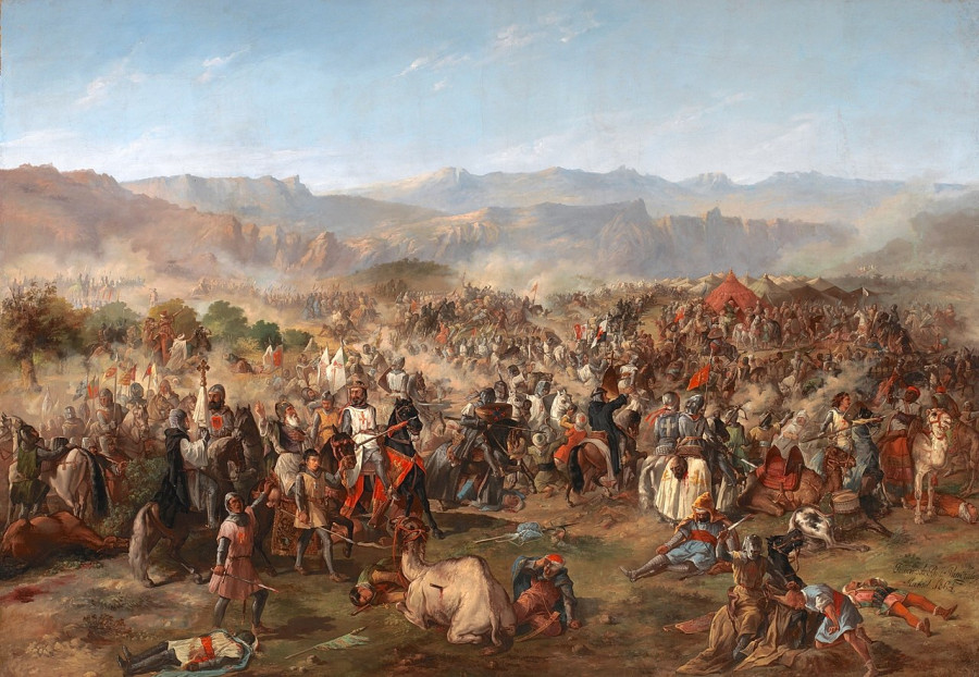 1280px Batalla de las Navas de Tolosa, por Francisco van Halen