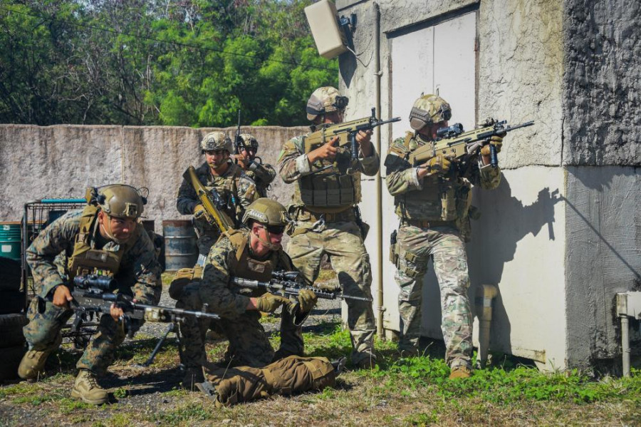 IM de Chile en Rimpac 2022 foto Mass Communication Specialist Seaman Leon Vonguyen US Navy