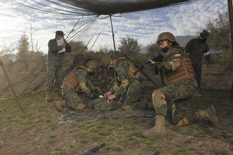 HMS competencia tu00e9cnico sanitaria foto Eju00e9rcito de Chile