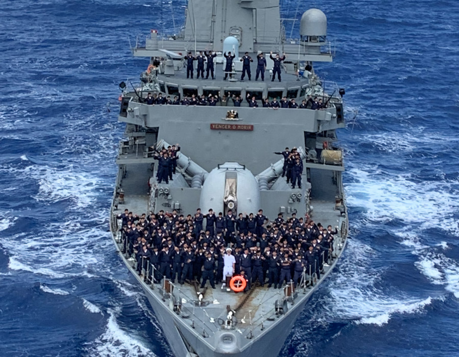 Fragata Lynch en Rimpac 2022 Foto Armada de Chile