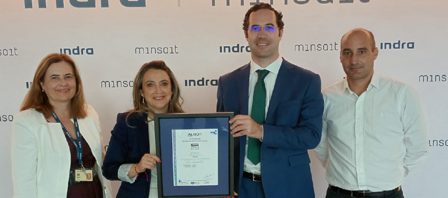 Certificado calidad aenor indra