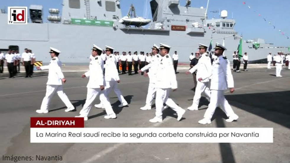 La Marina Real saudí recibe la segunda corbeta construida por Navantia