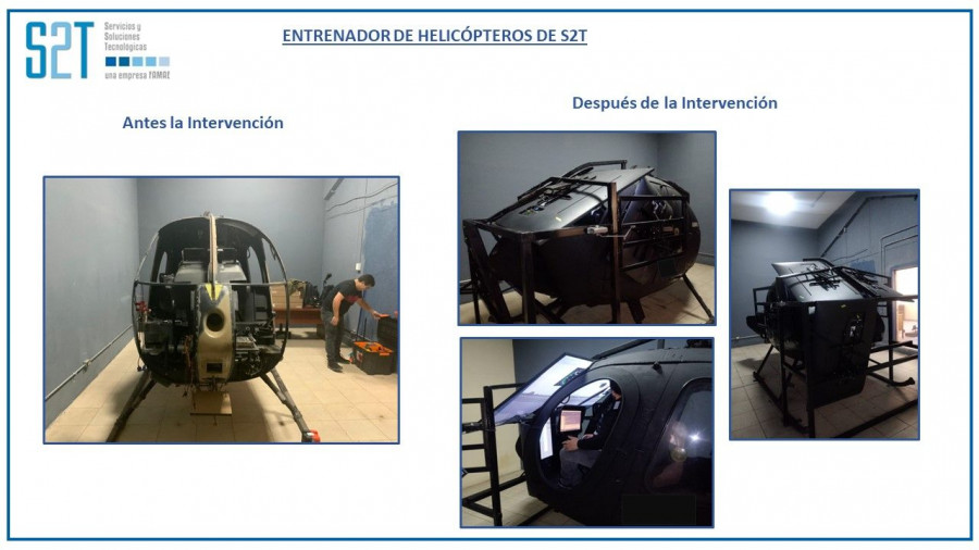 Entrenador de helicóptero Foto S2T