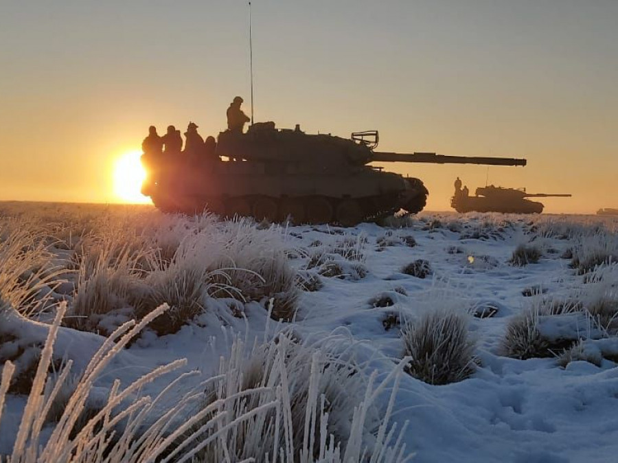 Tanques Leopard 1V V División Foto Ejército de Chile
