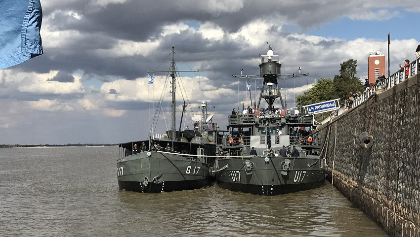 Bienvenida buques brasilenos