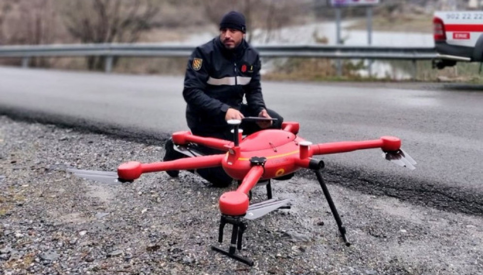 ​La UME busca un dron con detectores químicos y radiológicos