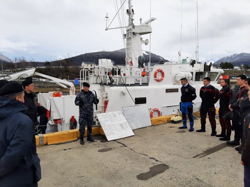 Ejercicio Viekaren 2022 partidas de buceo Foto Armada de Chile