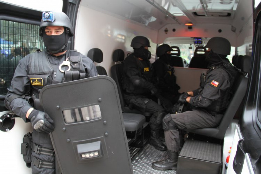 Grupo de Operaciones Especiales PDI Foto Gore Coquimbo