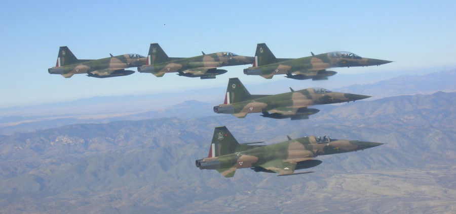Formación histórica de Northrop F5 de México
