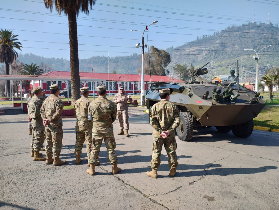 Visita Infantería de Marina a Regimiento Buin Foto Ejército de Chile