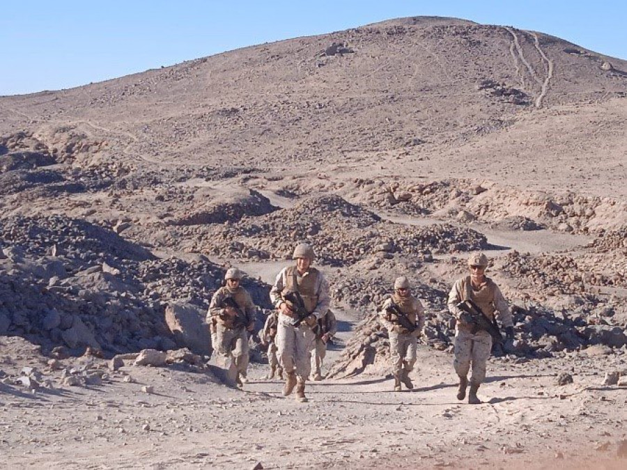 Marcha pedestre del Batallón de Infantería Blindada Carampangue Foto Ejército de Chile (2)