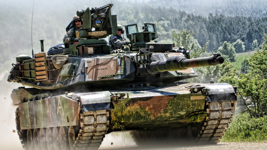 Carro de combate M1A2 SEPv3 Abrams. Foto GDLS