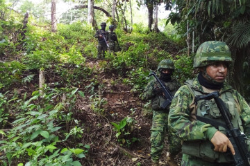 FFAA Ecuatorianas en la frontera. Foto FFAA del Ecuador 1