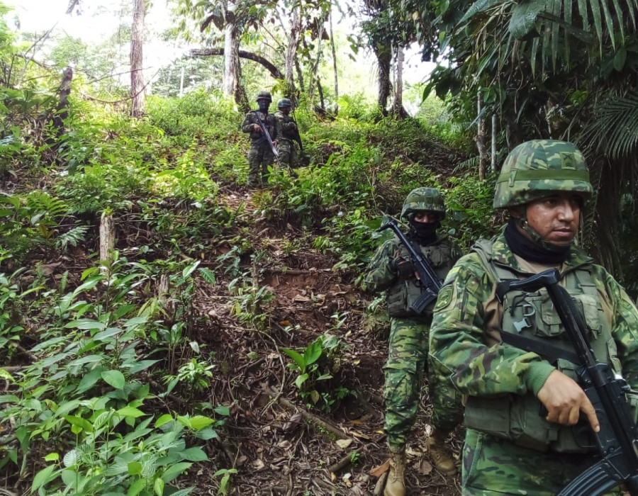 FFAA Ecuatorianas en la frontera. Foto FFAA del Ecuador 1
