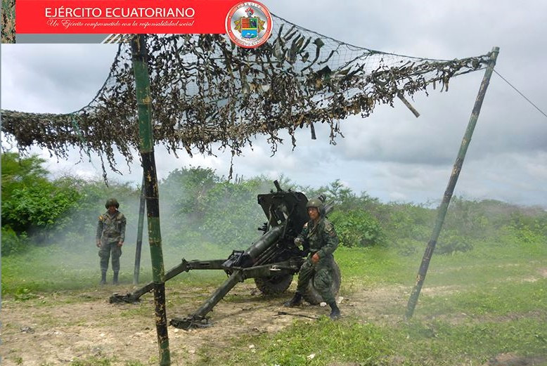 Oto Melara M56.Foto Eju00e9rcito del Ecuador