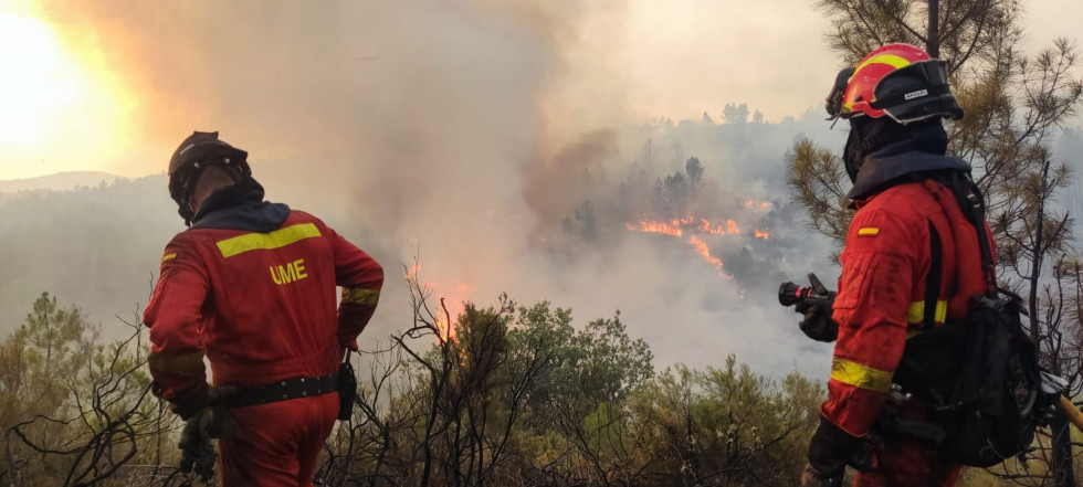 2022 Incendio Bejís, Castellon, Foto de UME