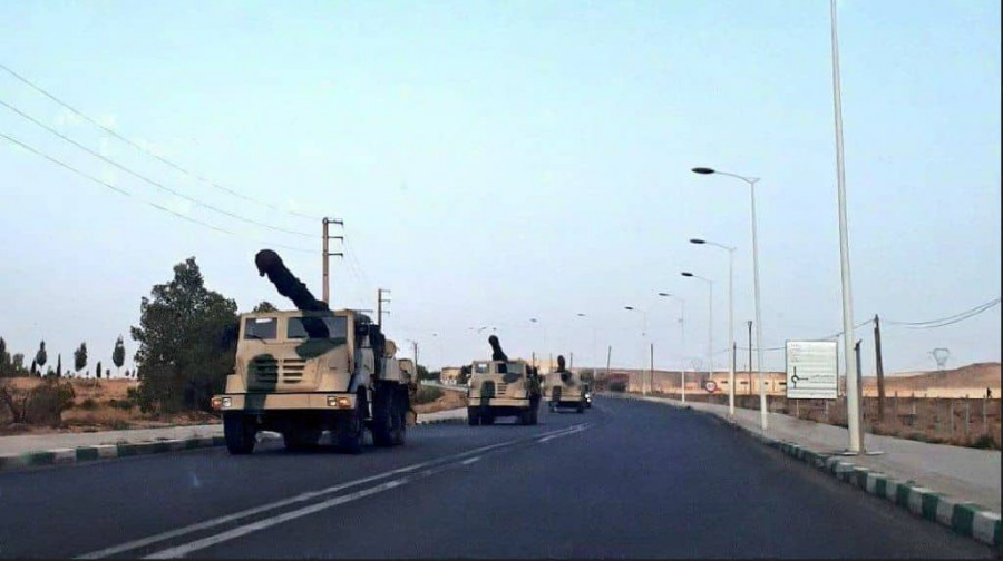 Sistemas Caesar en una carretera marroquí. Foto Facebook de FAR Maroc Officielle