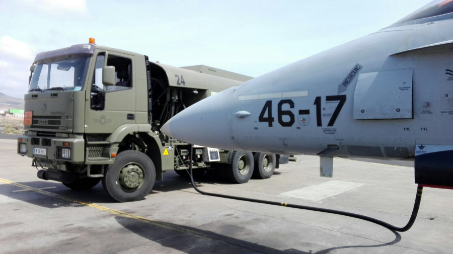 F18 combustible ejercito del aire