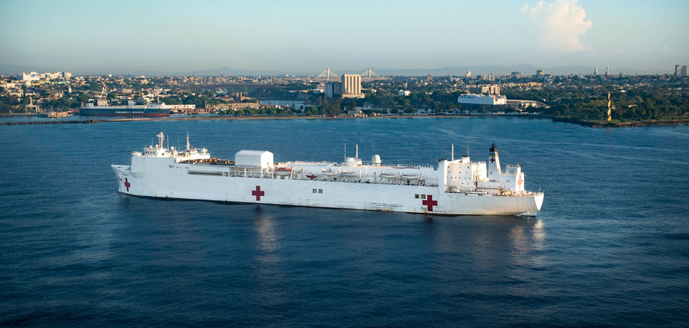 Armada de EE.UU. desplegará su buque hospital Comfort en Centroamérica y el Caribe