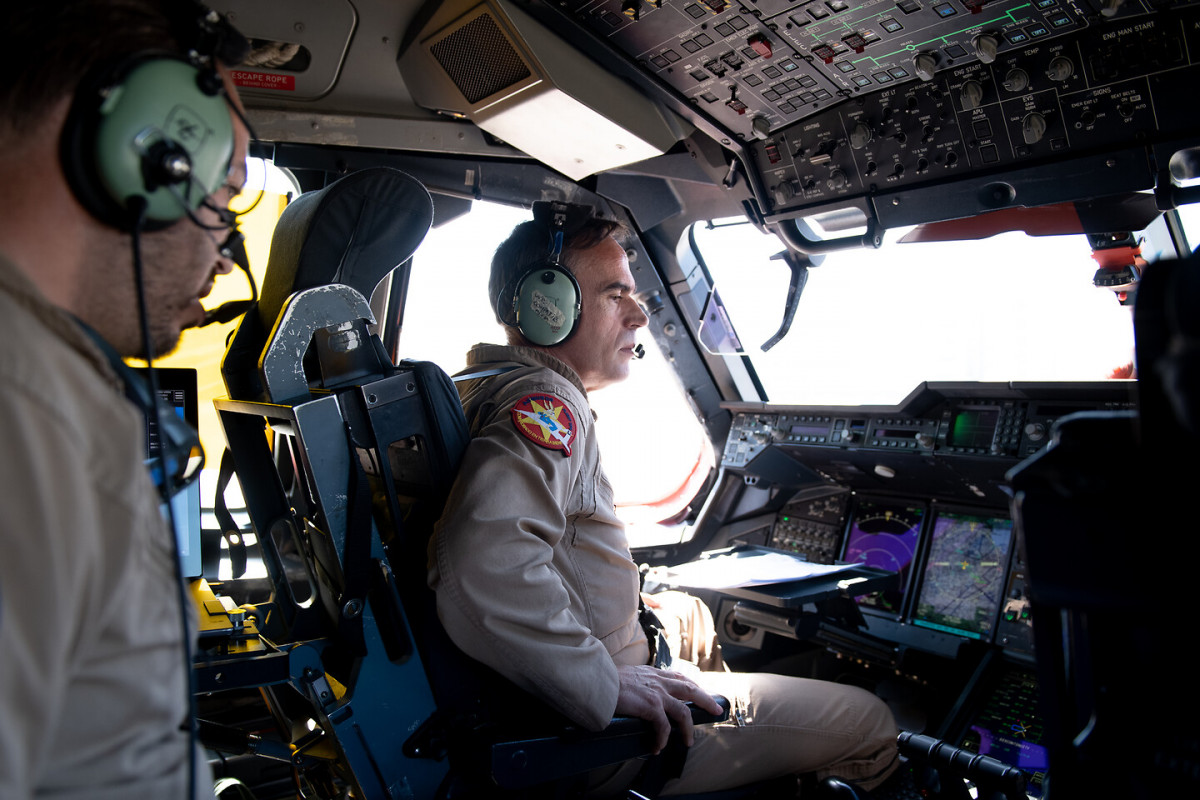 Ensayo en vuelo del uso de combustible SAF en un A400M. Foto Airbus 01
