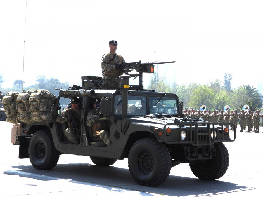 Humvee de la BOE Lautaro Foto Comando de Operaciones Especiales del Ejército de Chile