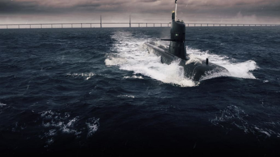 Submarino sueco HMS Södermanland. Foto Saab