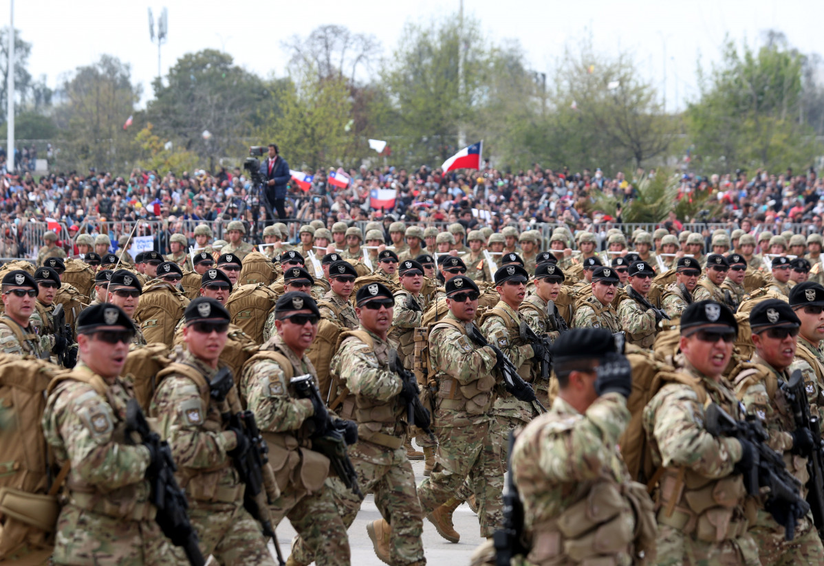 BOE Lautaro en la Parada Militar 2022 Foto Ministerio de Defensa de Chile