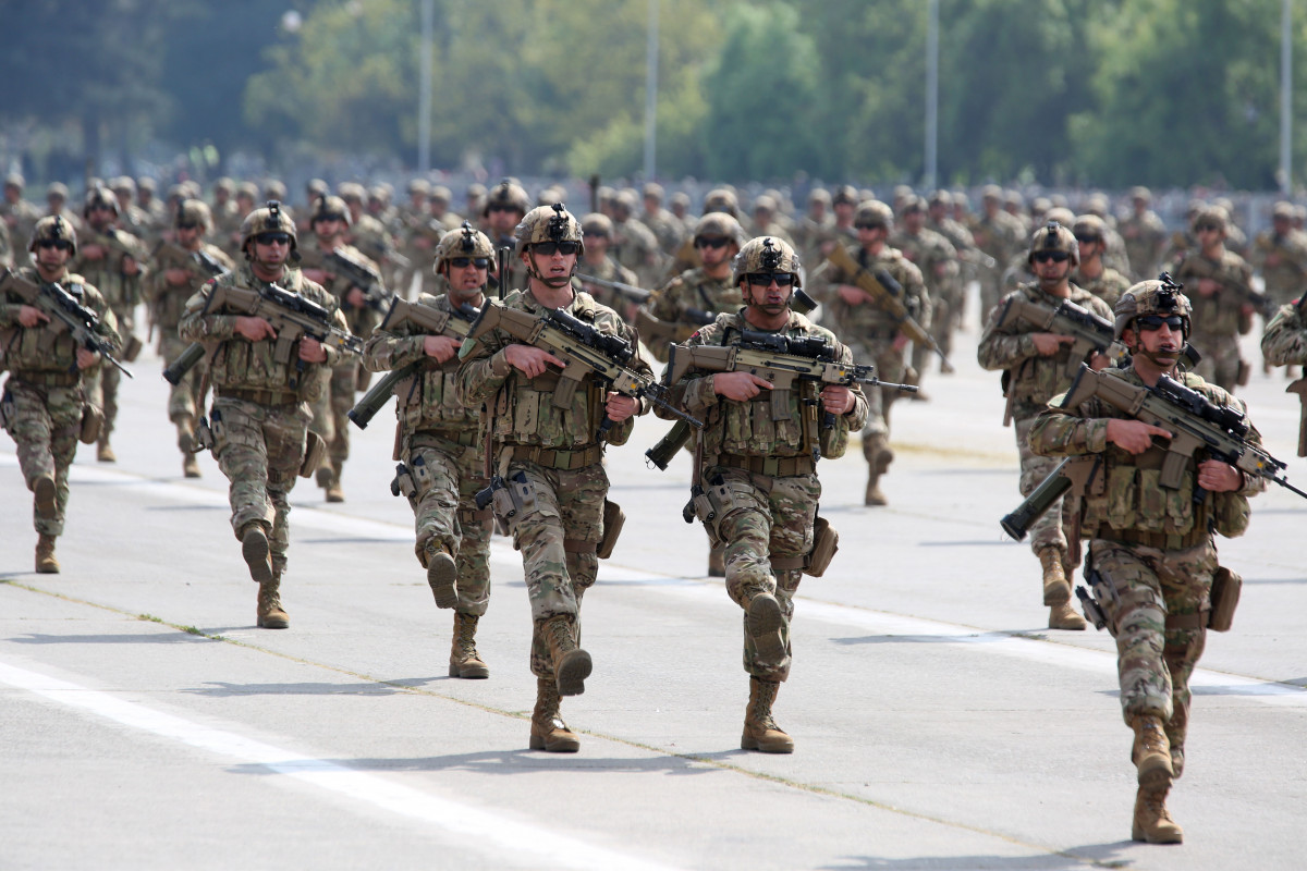 Brigada Anfibia Expedicionaria de la Armada de Chile en la Parada Militar 2022 Foto Ministerio de Defensa de Chile