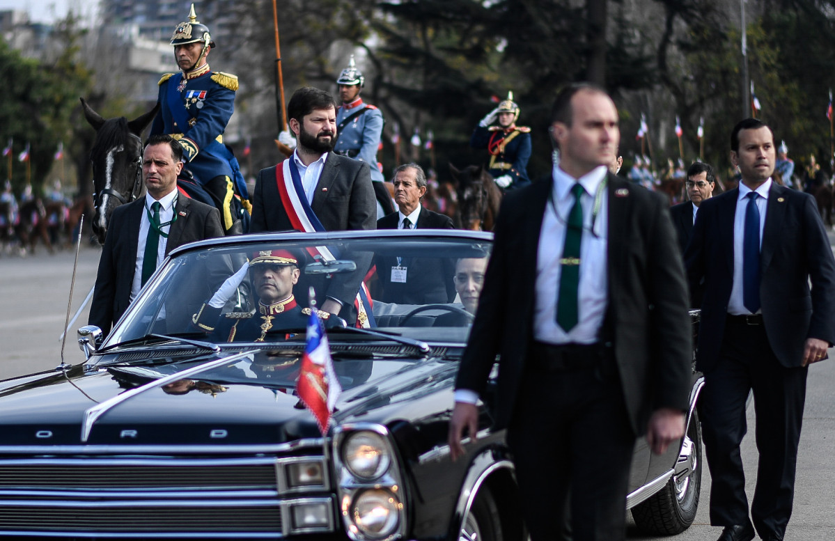 Presidente Boric en la Parada Militar 2022 Foto Prensa Presidencia de Chile