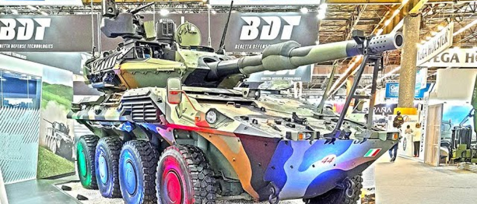 Cinco vehículos compiten por ser el futuro blindado de combate 8x8 de Brasil