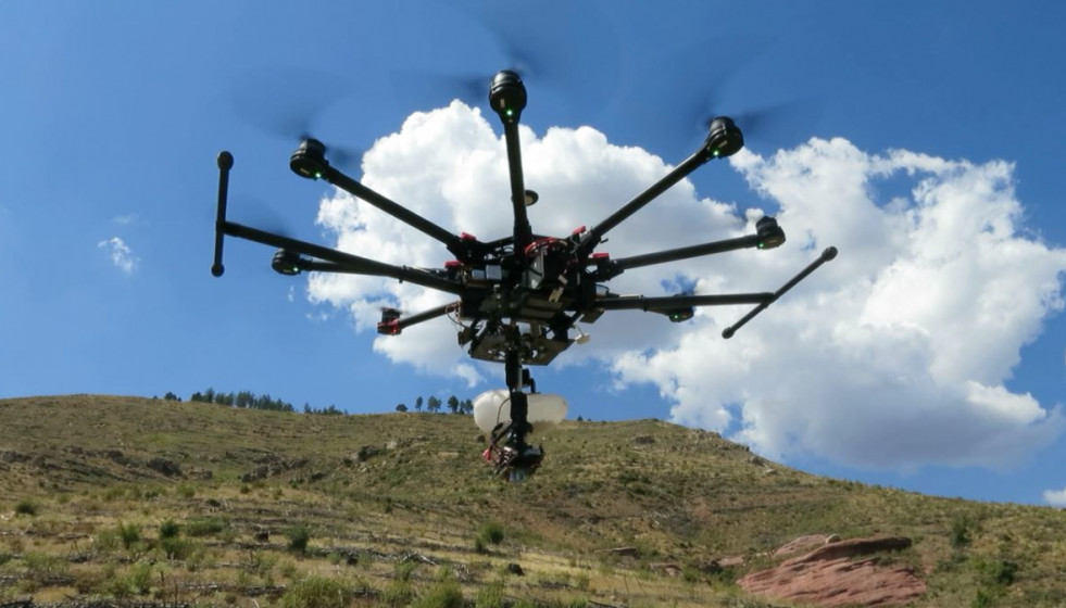 Los drones ya son la herramienta de reforestación más eficaz