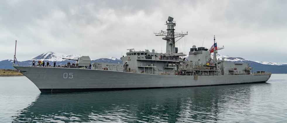 FF 05 Cochrane en Puerto Williams Foto Armada de Chile