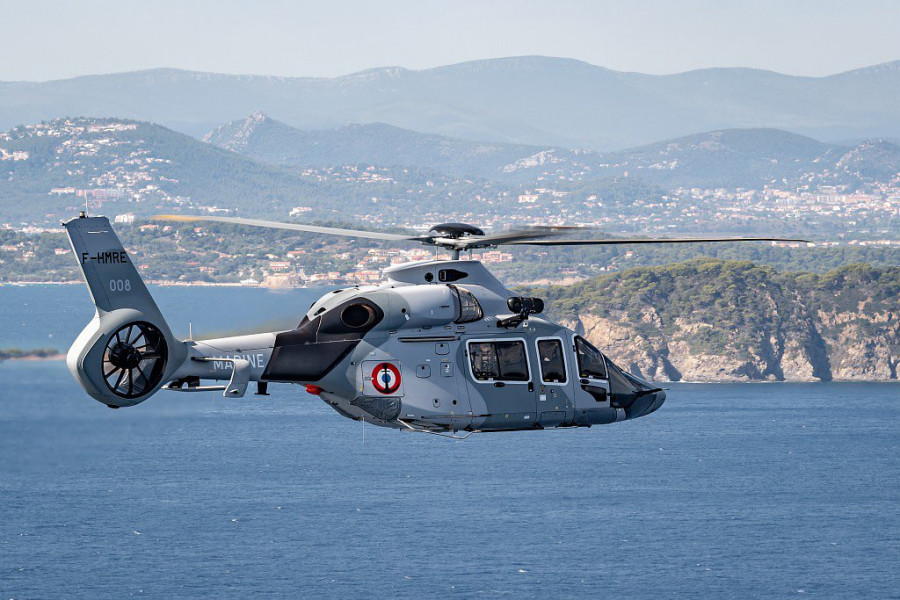 Primer H160 de la Marina francesa. Foto Marina francesa