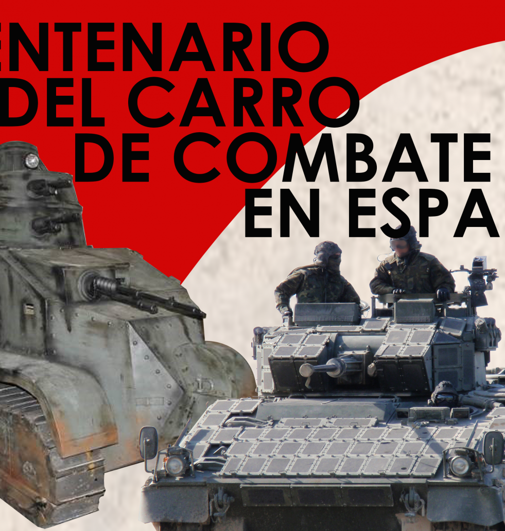 Cartel Centenario Carro de Combate Asturias