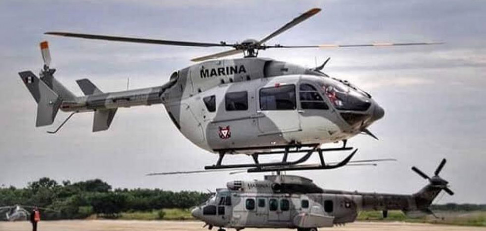 Accidente de Airbus H145 de la Marina de México deja tres muertos