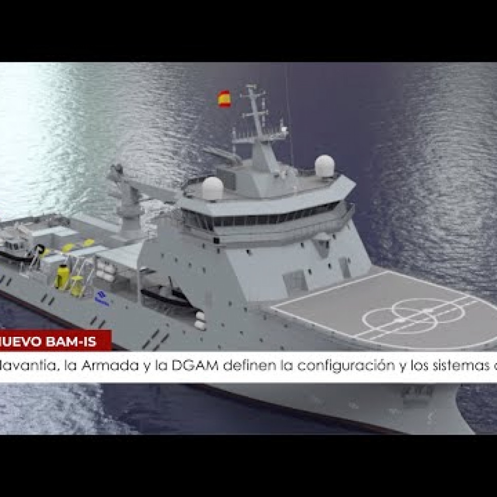 Navantia, la Armada y la DGAM definen la configuración y los sistemas críticos del nuevo BAM-IS