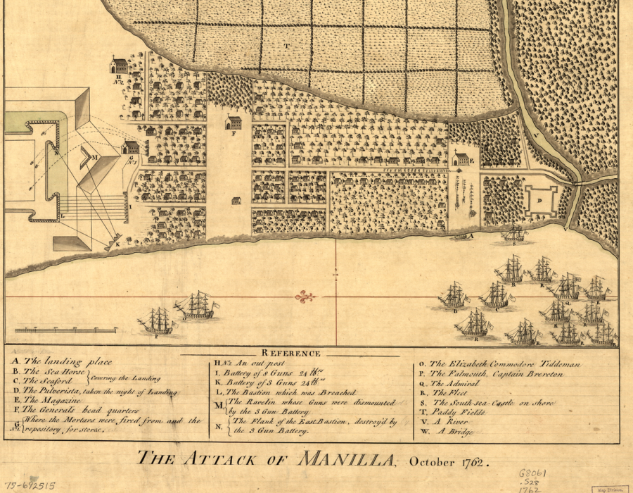 Ataque manila mapa