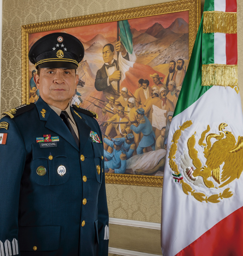 Scretario de Defensa de México General Luis Cresencio Sandoval
