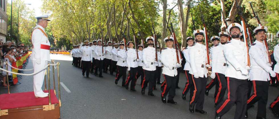 Acto de jura de bandera semana naval