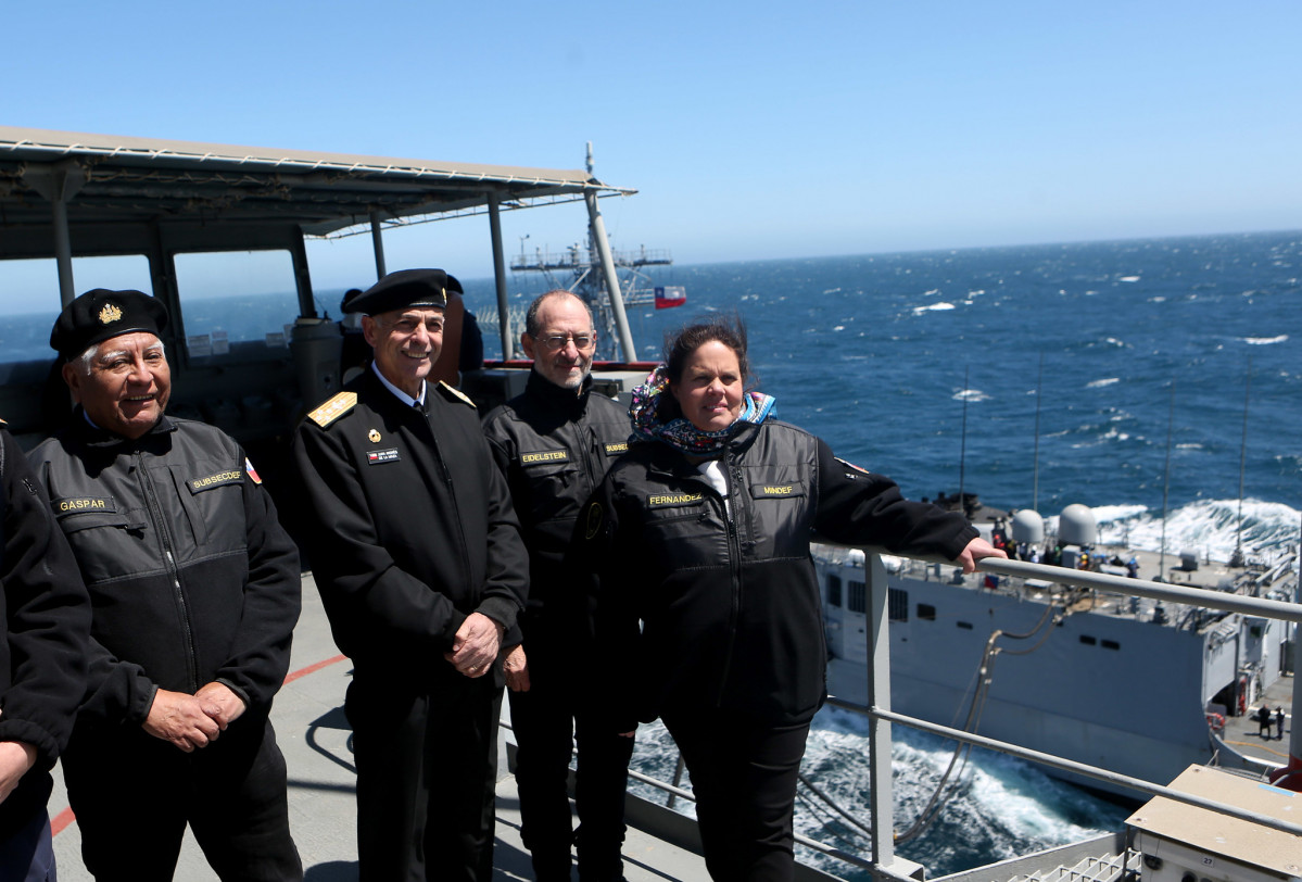 Ejercicio demostrativo de la Armada de Chile Foto Ministerio de Defensa Nacional de Chile