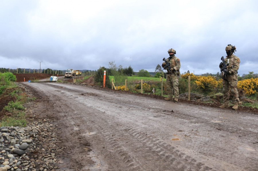 Obras de conectividad en el en el sector de Almagro–Cancura Foto Delegación Presidencial Región de La Araucanía