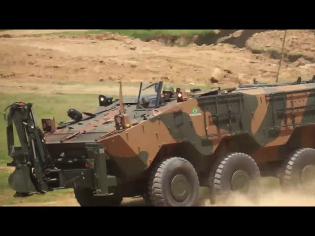 Brasil exhibe las capacidades de su Arma de Ingeniería en la operación Azul Turquesa 2022