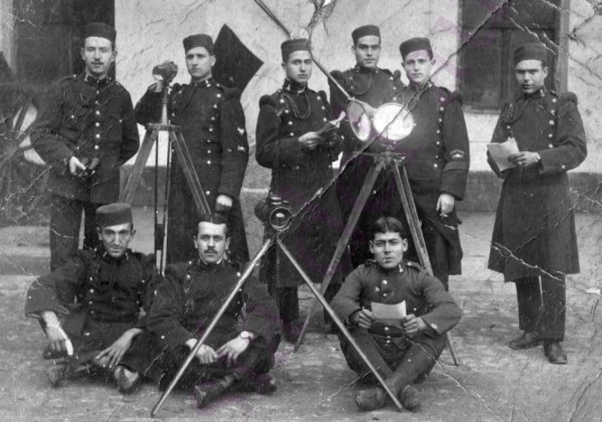 Soldados transmisiones 1905