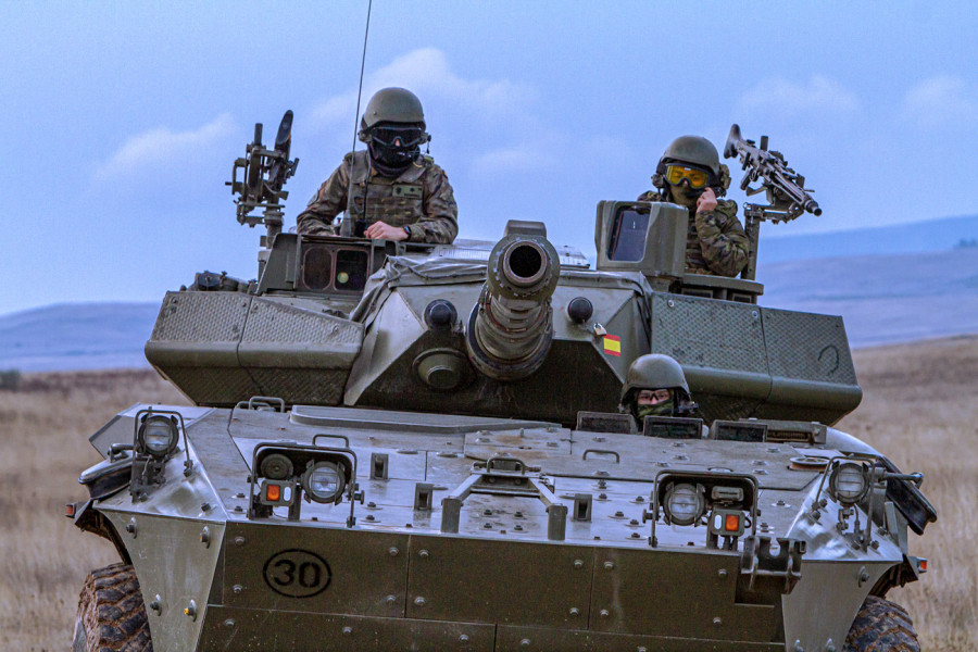 Vehiculo centauro del ejercito de tierra